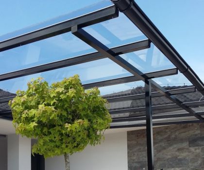 Plný polykarbonát na pergole