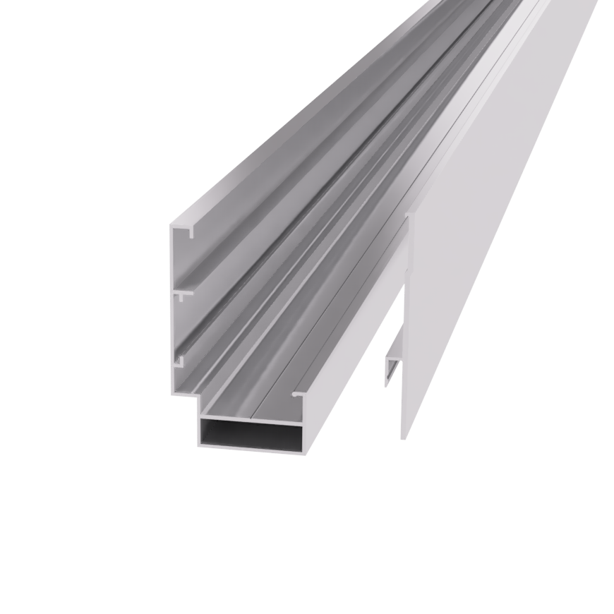 Bocny profil pre polykarbonatove zamkove panely