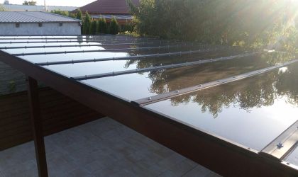 Zimna zahrada - plný lexan bronz